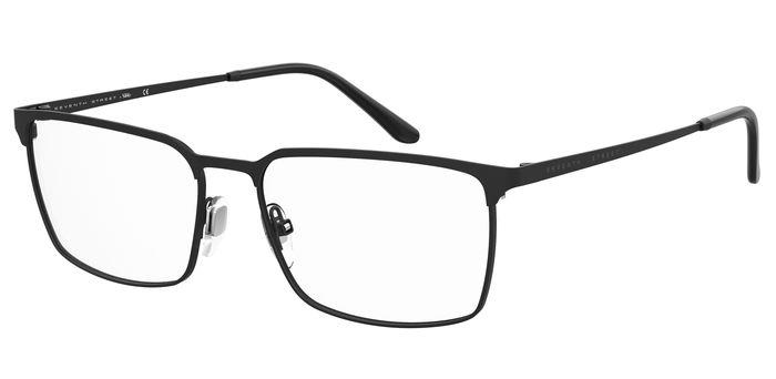 Seventh Street 7A 098 003/17 Matt Black Eyewear Men's Beta-Titanium, Standard, 57-image