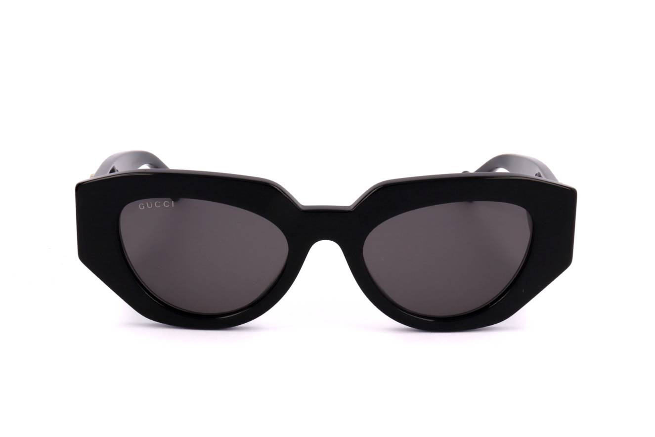 NEW GUCCI SUNGLASSES GG1421S 001 WOMEN BLACK OVAL EYEWEAR Gucci GG1421S 001 Sunglasses - US main image 4