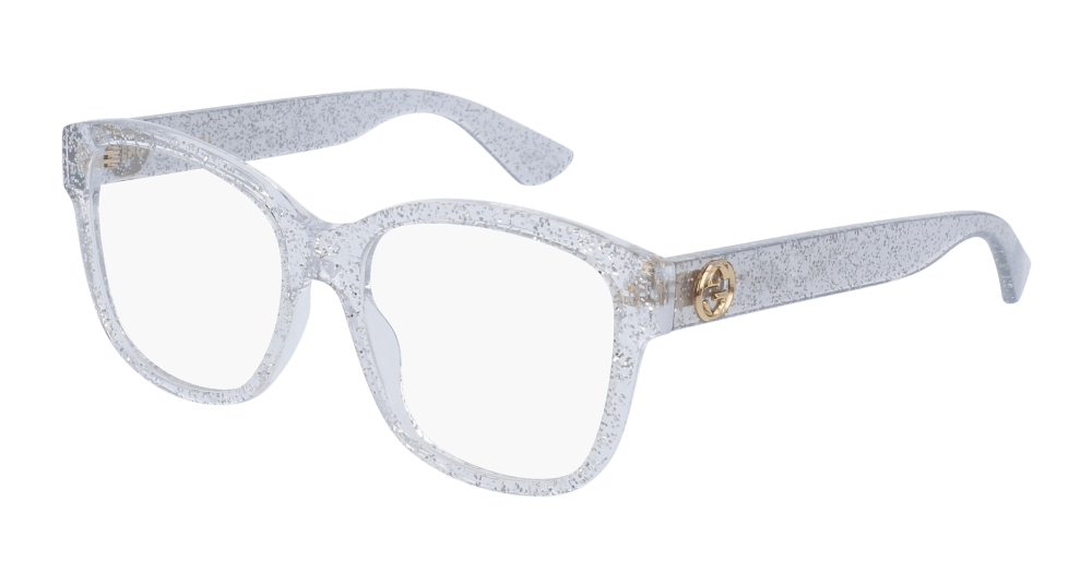 Gucci clear glitter clearance glasses