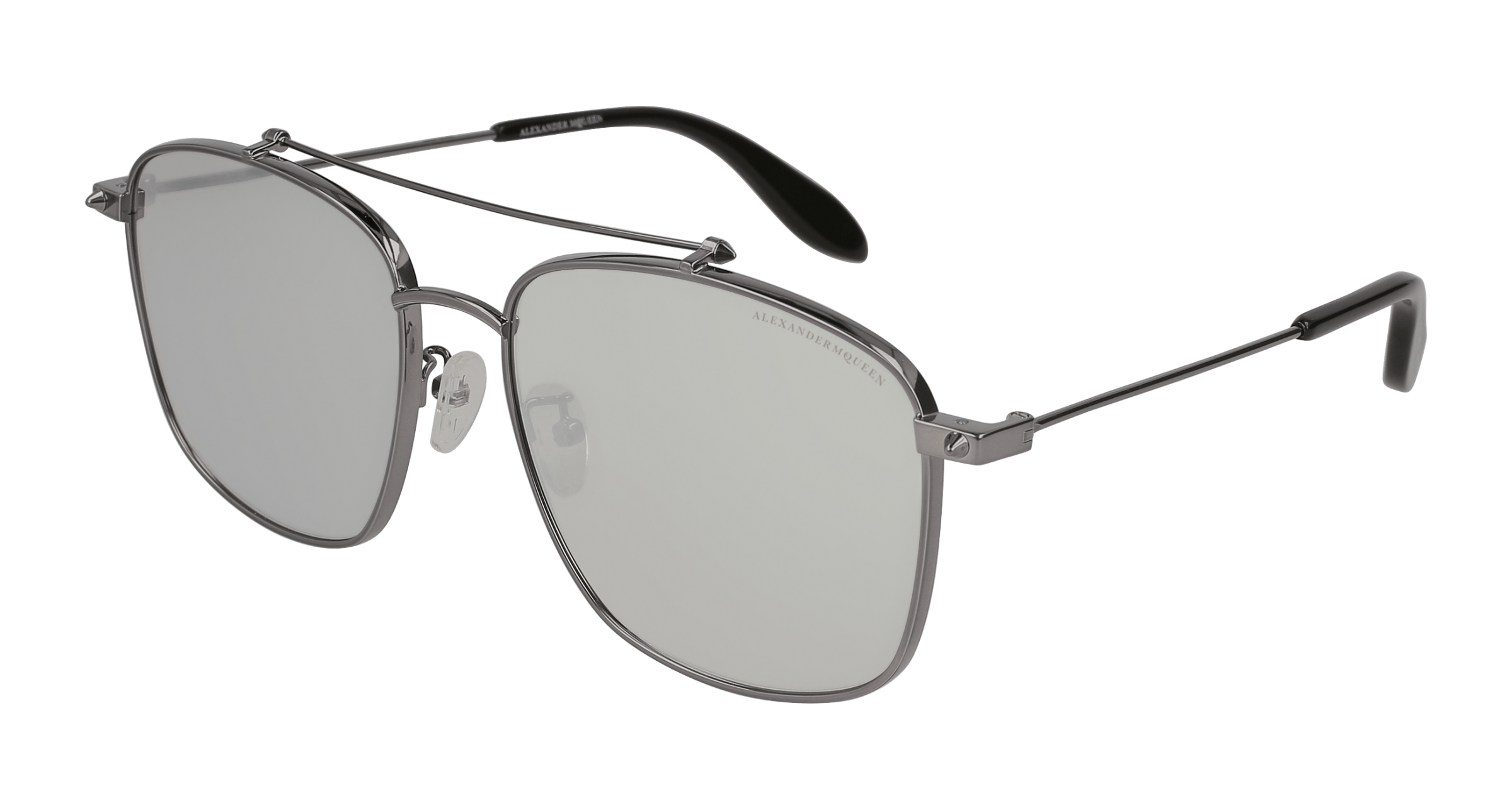 ALEXANDER MCQUEEN Women\'s AM0124SK 59mm Alexander Mcqueen AM0124SK 003 Gold Sunglasses – Online Sale UK main image 2