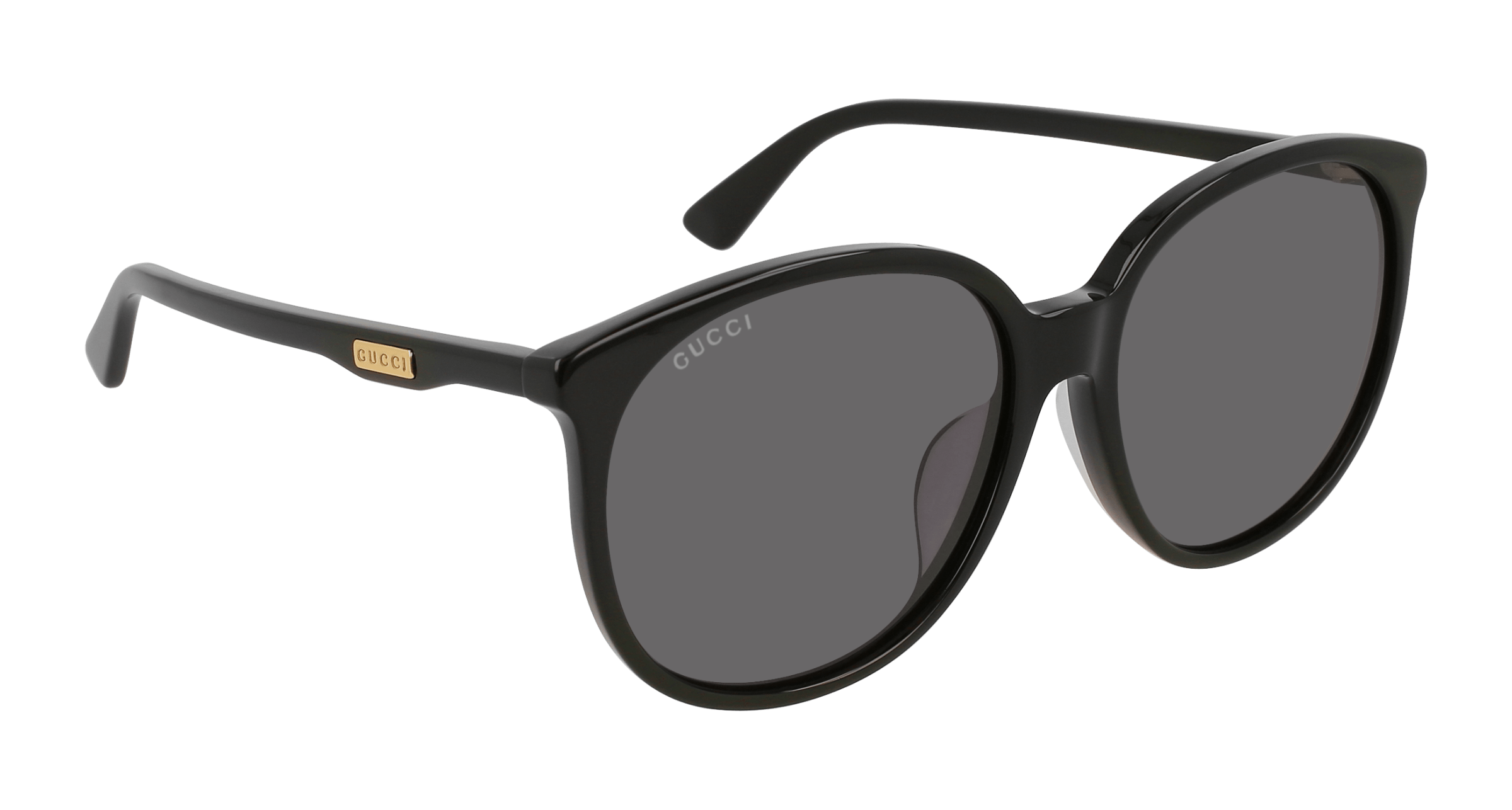 Gucci GG0261SA 001 Round Sunglasses GUCCI Black Round Asian Fit Women main image 4