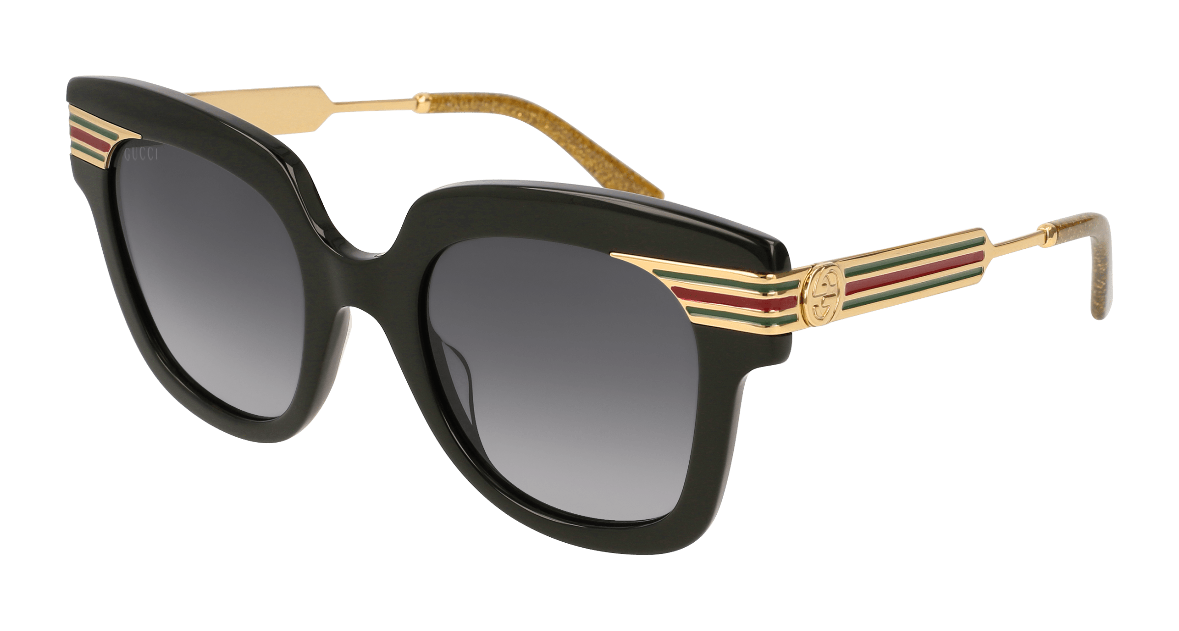Gucci  GG0281s-001 black acetate frame sunglasses. NWT Gucci Women main image 3