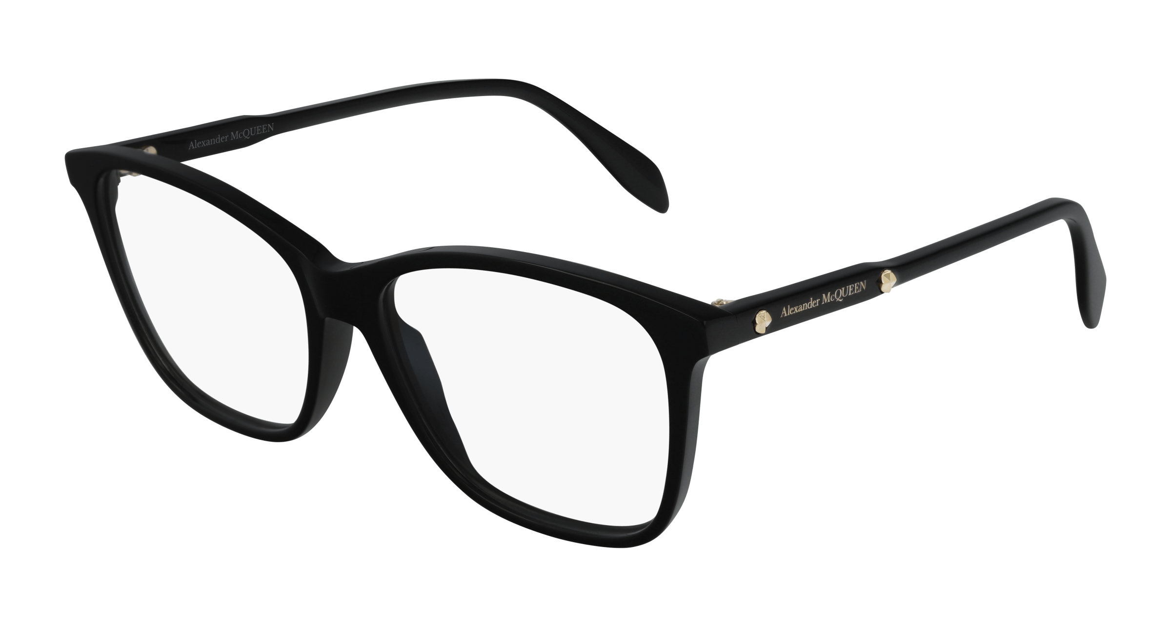 NEW ALEXANDER MCQUEEN EYEGLASSES AM0191O 001 WOMEN BLACK EYEWEAR ALEXANDER McQUEEN AM0191O 002 54mm Eyewear FRAMES RX Optical  main image 4