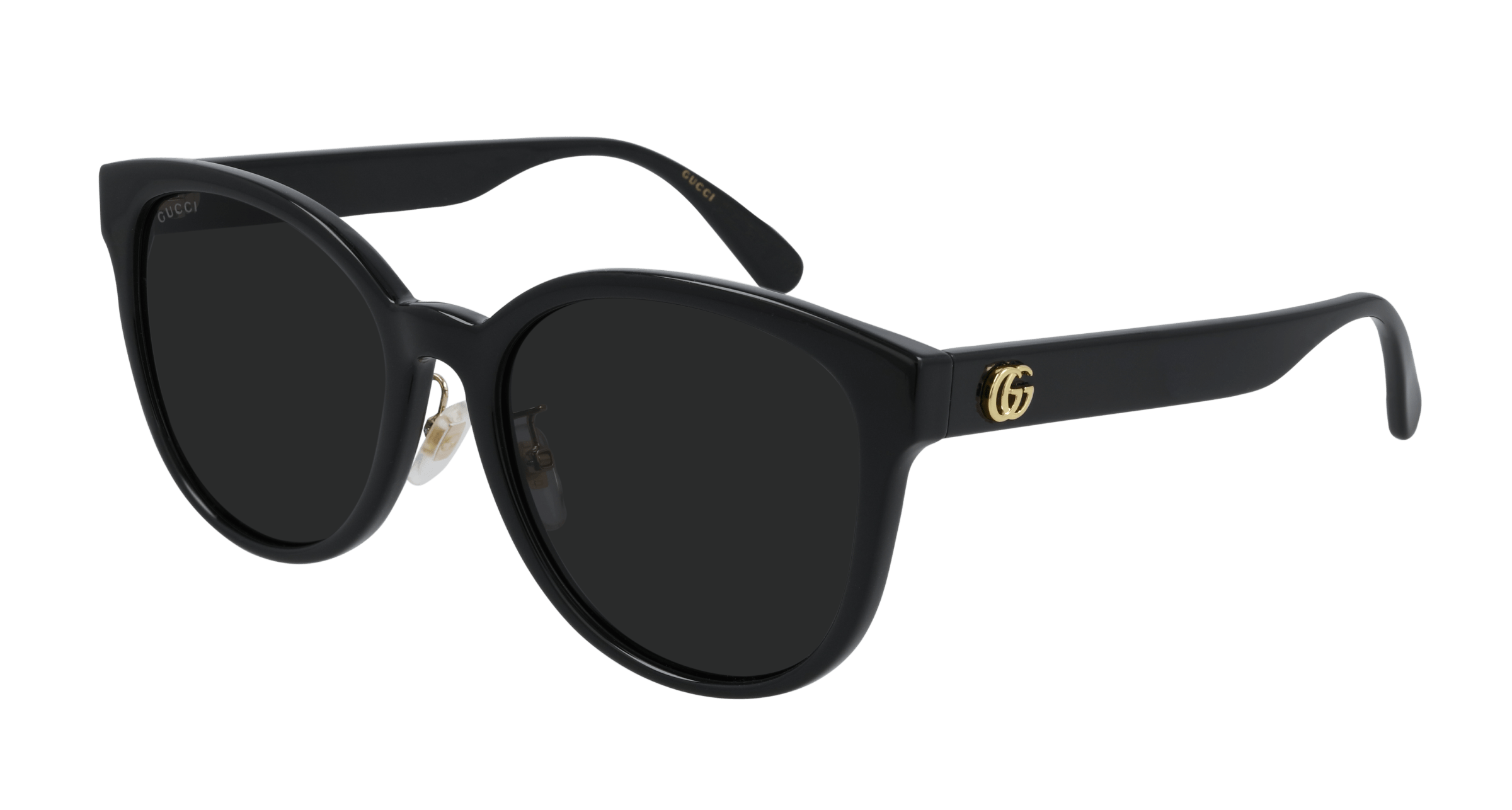 Gucci Round Web Logo Sunglasses Black GG0854SK Gucci Round Acetate Sunglasses | Neiman Marcus main image 2