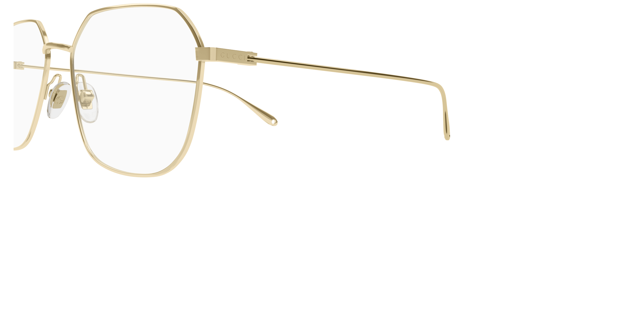 メガネ GUCCI Gucci - GG1032O - 005 gold gold transparent Gucci GG1032O-005 | Online Sale - Amevista