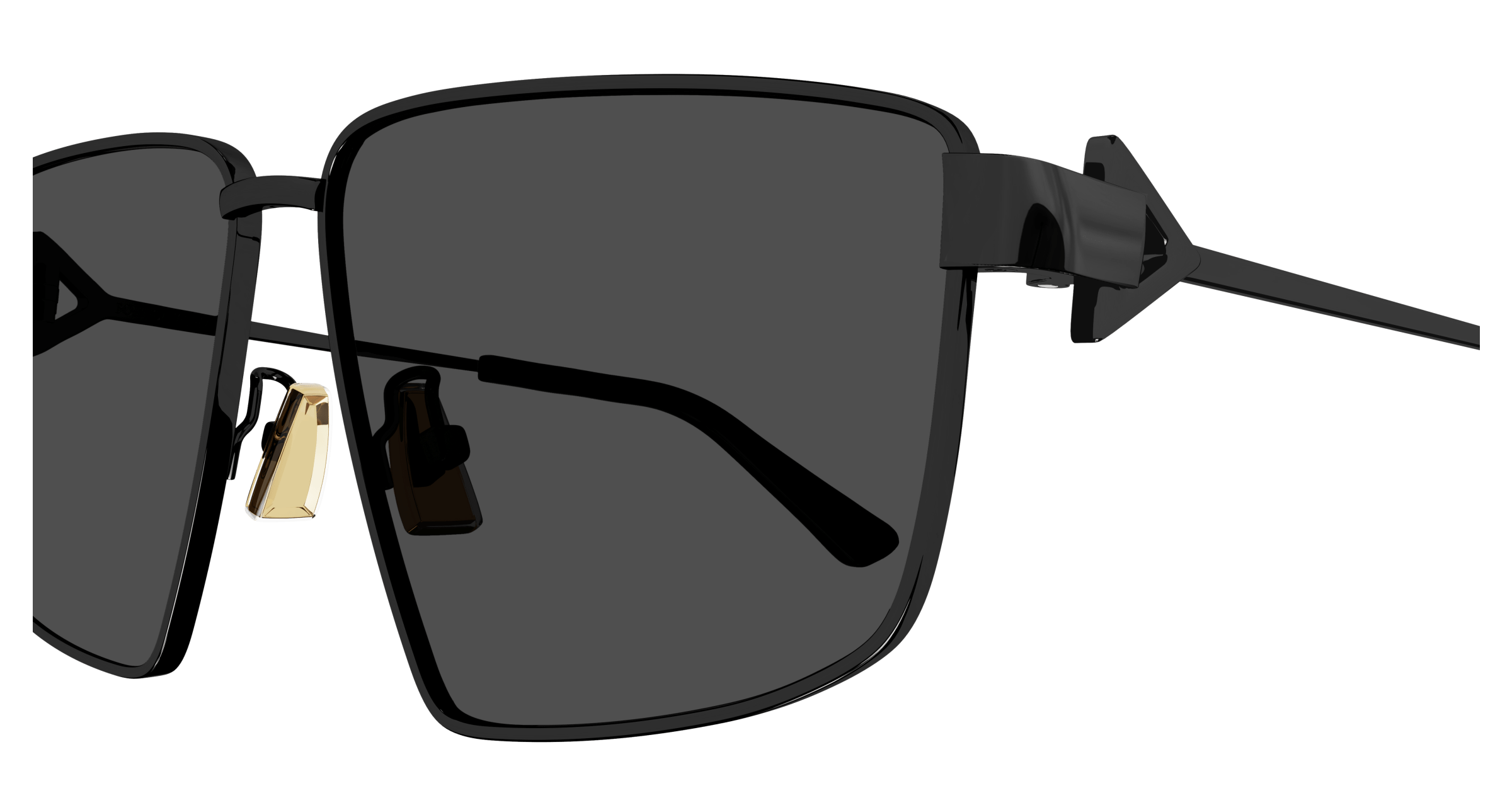 NEW BOTTEGA VENETA SUNGLASSES BV1223S 001 AVIATOR BLACK WOMEN EYEWEAR Bottega Veneta BV1273S Sunglasses 005 Shiny Havana - eye-oo.com main image 3