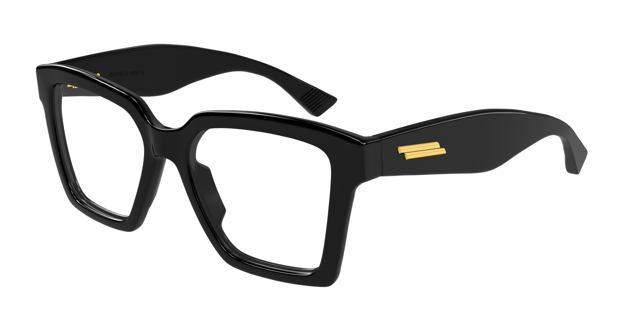 NWT Bottega Veneta BV1458o-001 52mm Black Eyeglasses Bottega Veneta BV1458O 001 Glasses - Pretavoir main image 4