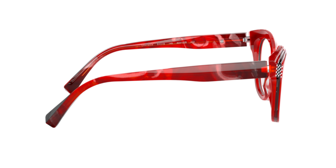 Red Alain Mikli‎ A03102B Prescription Glasses Alain Mikli Loulette Eyeglasses A03102B 002 Rouge Noir Mikli  main image 3