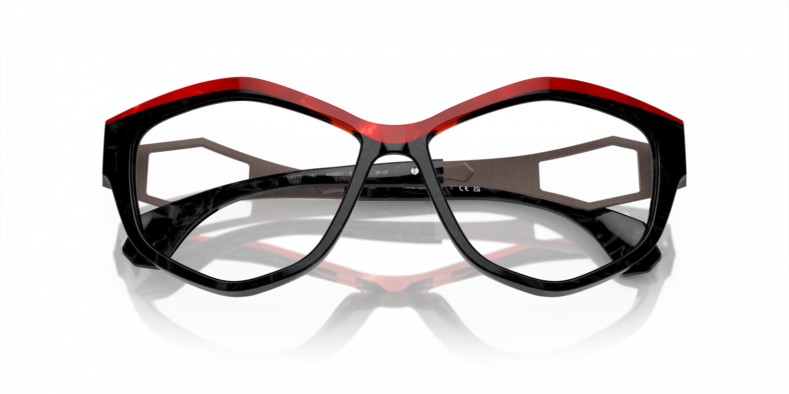 Monture Lunettes De Vue Alain Mikli A1210 G03T - Color Block Rectangulaire - Neuf Avec étiquettes - Prix D'origine 364€