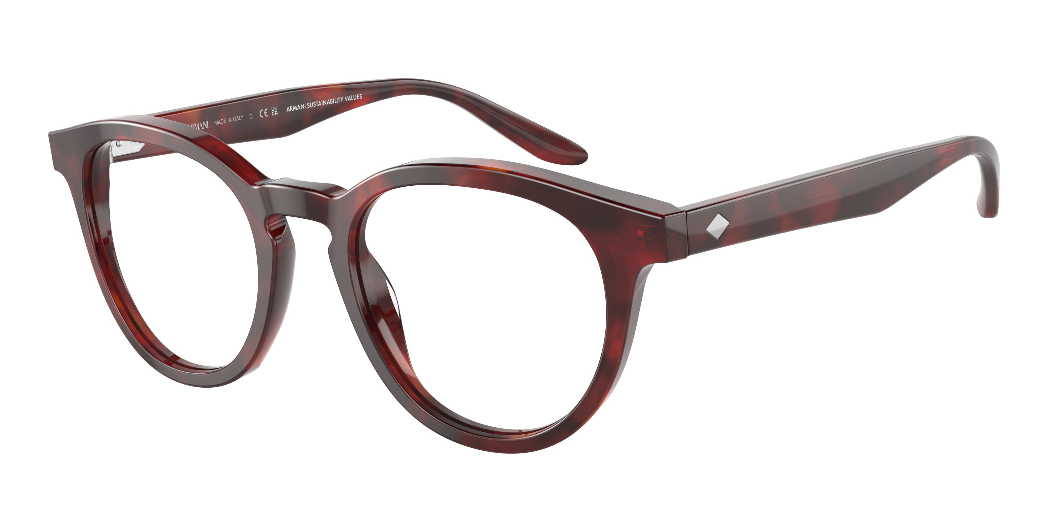 Red Giorgio Armani Eyeglasses Frames Giorgio Armani Opal red acetate eyeglasses - Red|AR71285578 main image 2