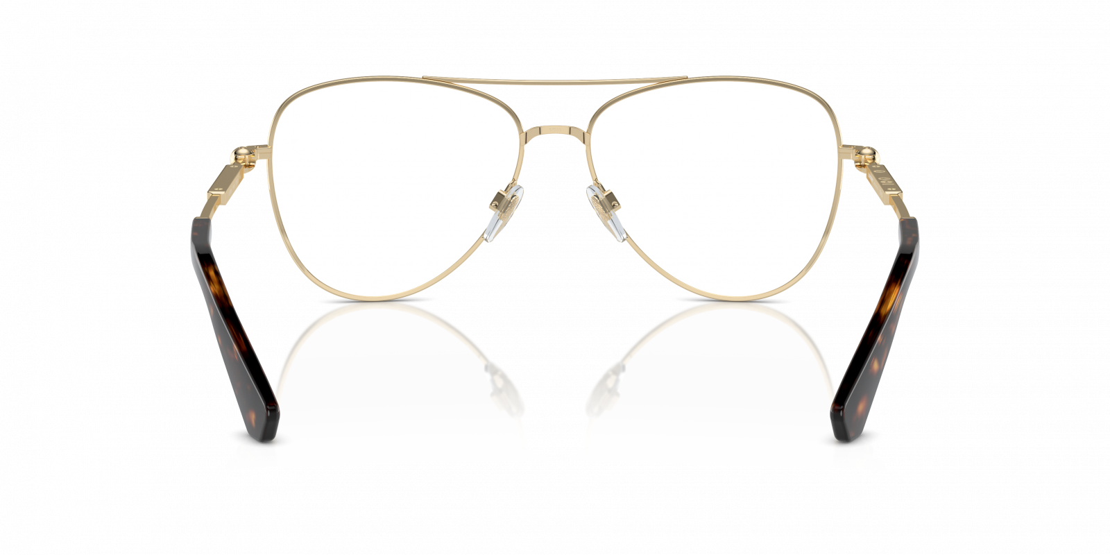 NWT Burberry 0BE1386 Light Gold Aviator 55mm Eyeglasses Brand New BURBERRY Eyeglass Frames BE 1386 1109 Light Gold  main image 3