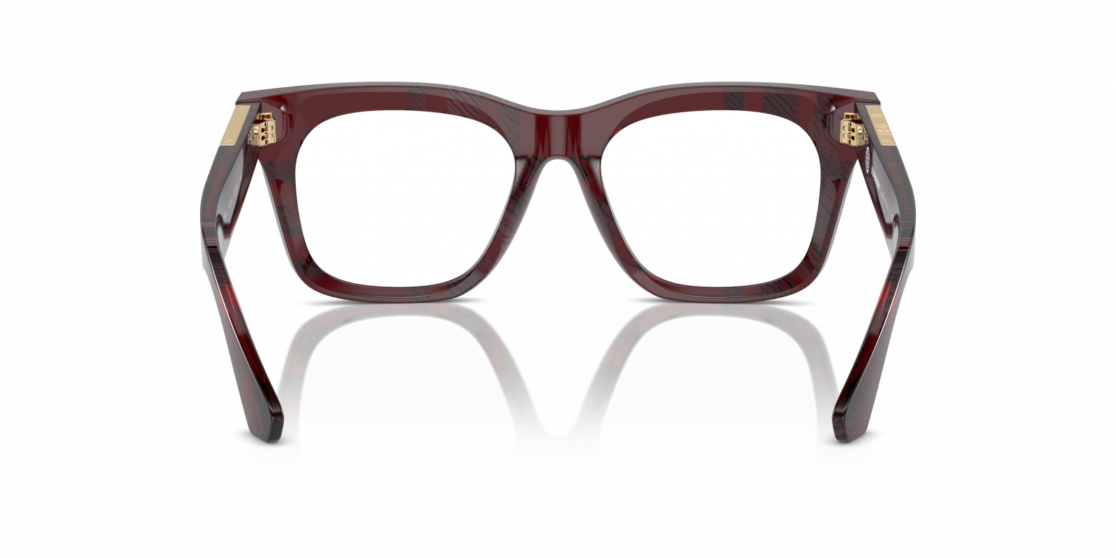 Burberry EYEGLASSES BE2407F-4115-51 New with case BURBERRY BE2407 4115 Check Red Demo Lens 51 mm Women main image 3