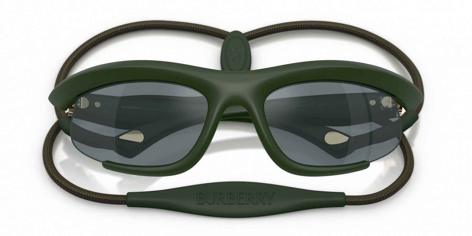 NWT Burberry BE4462-41556G Green Oval 64mm Sunglasses Amazon.com: BURBERRY Sunglasses BE 4349 394671 Eldon Green  main image 4