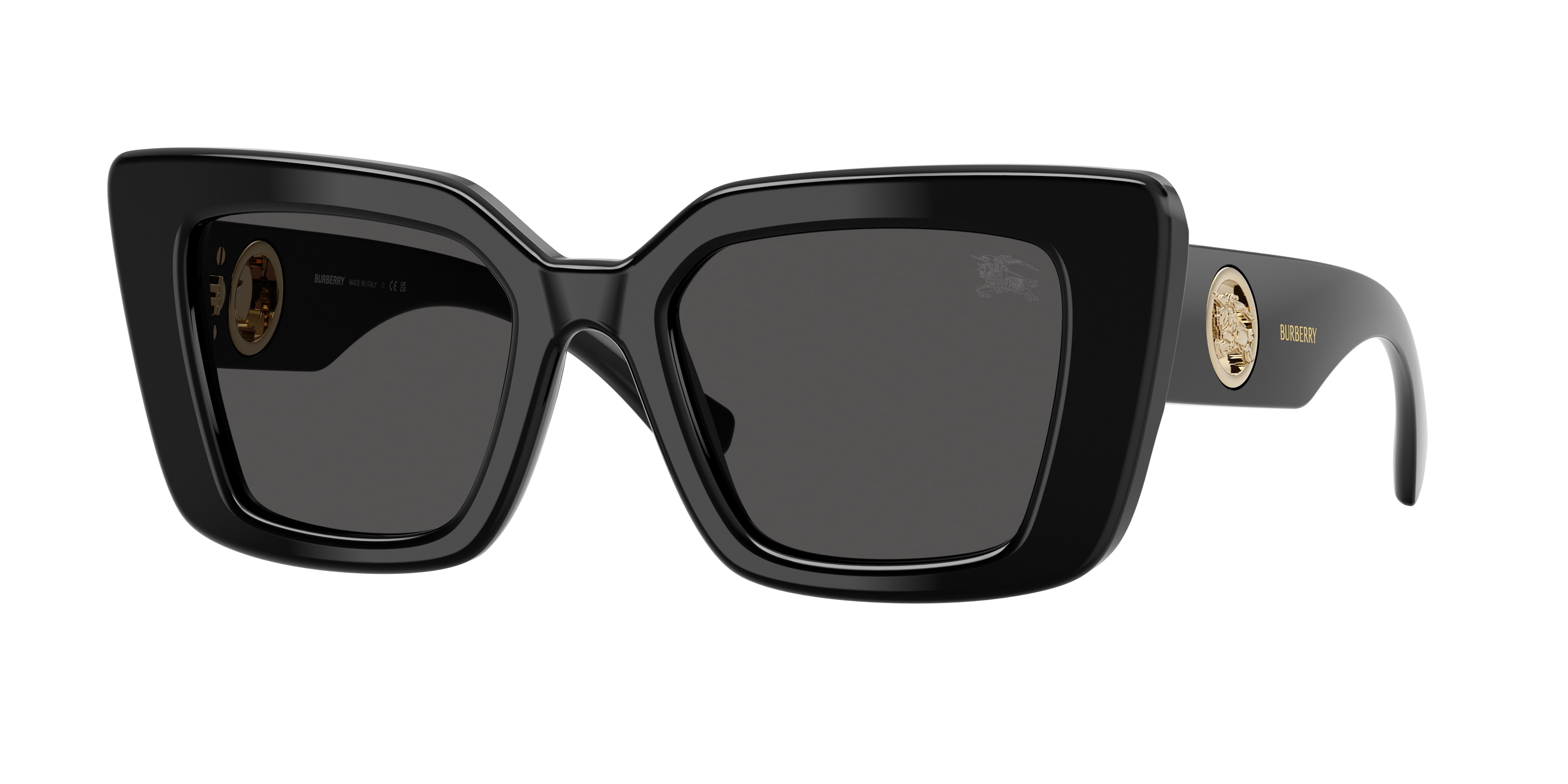 NWT Burberry 0BE4476-300187 Black Cat Eye 51mm Sunglasses Burberry 4476 Sunglasses main image 4