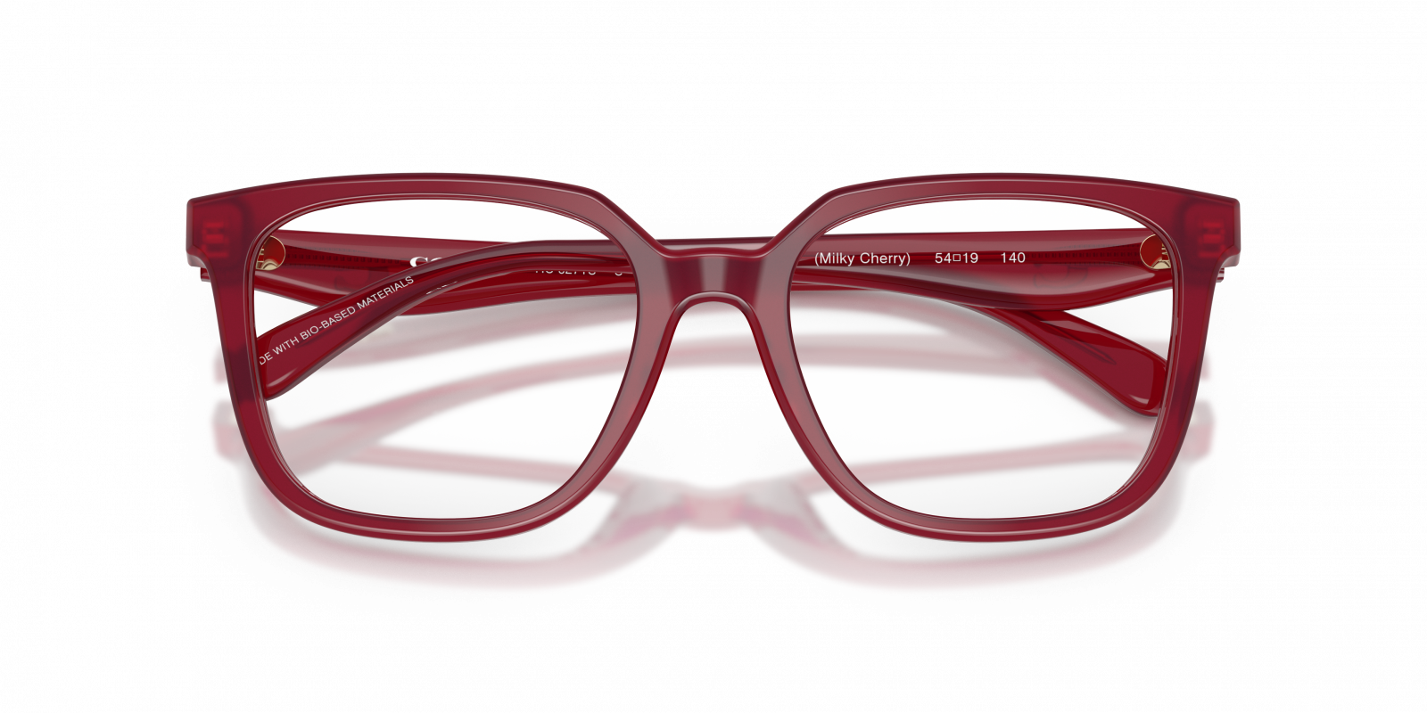 Coach HC6270U MILKY CHERRY EYEGLASSES NIB 53-20  140‎ Coach HC6270U 5002 Glasses - US main image 4