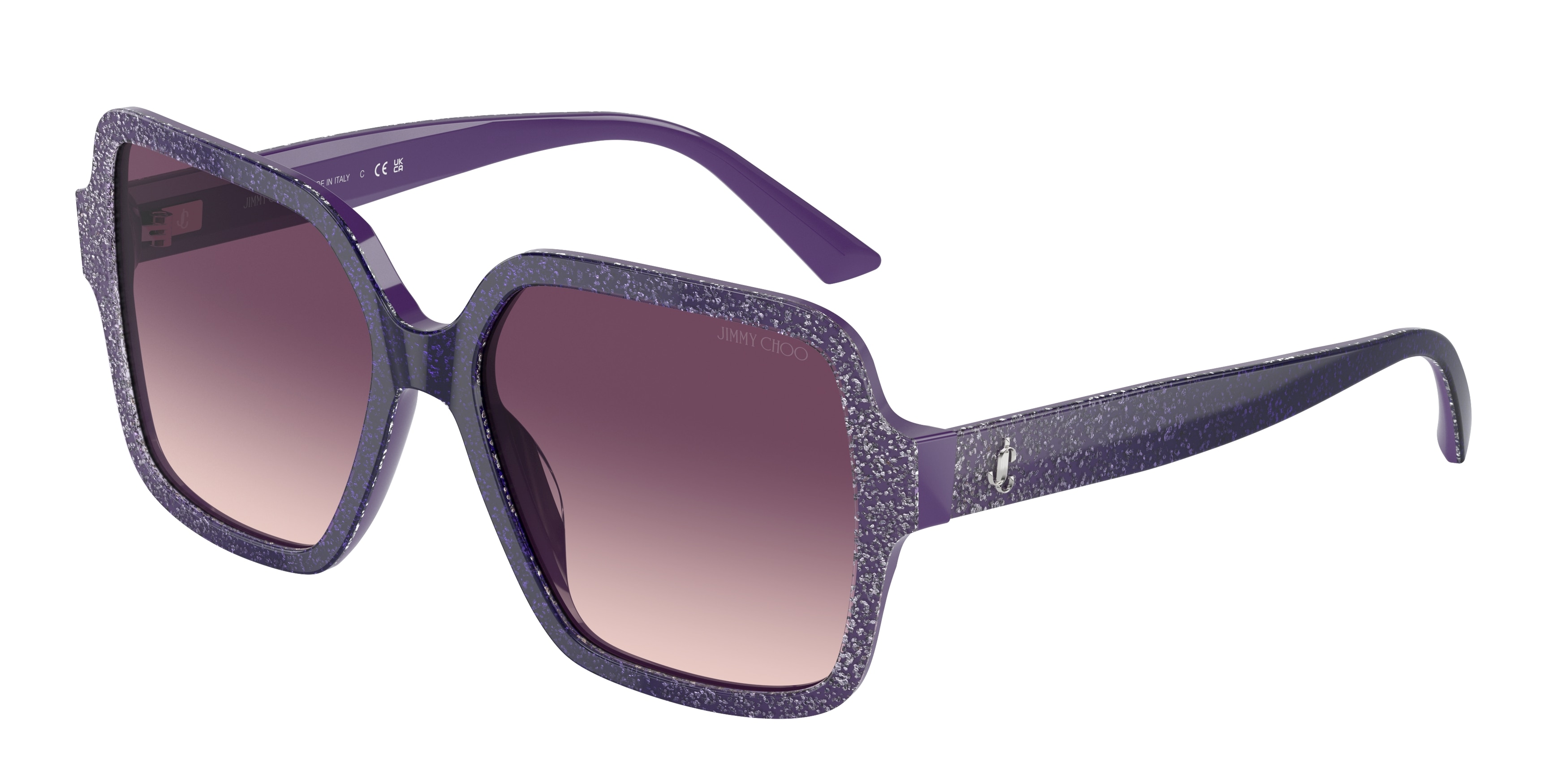 Jimmy Choo Sparkle Sunglasses Jimmy Choo MARILIA/G/SK BKU2S Sunglasses - US main image 3