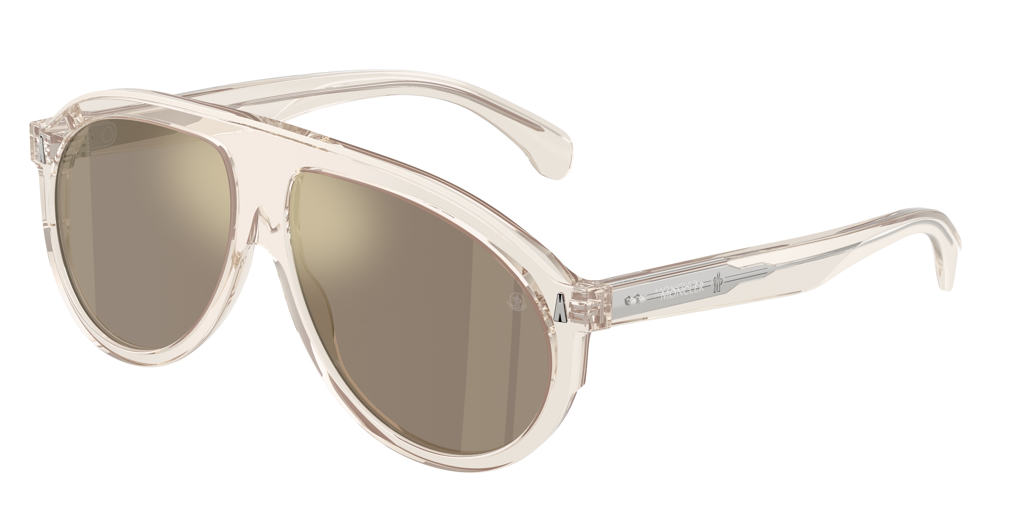 Moncler ME6001 Fhaite Sunglasses Moncler ME6001 Fhaite Aviator Sunglasses | EyeOns.com main image 3