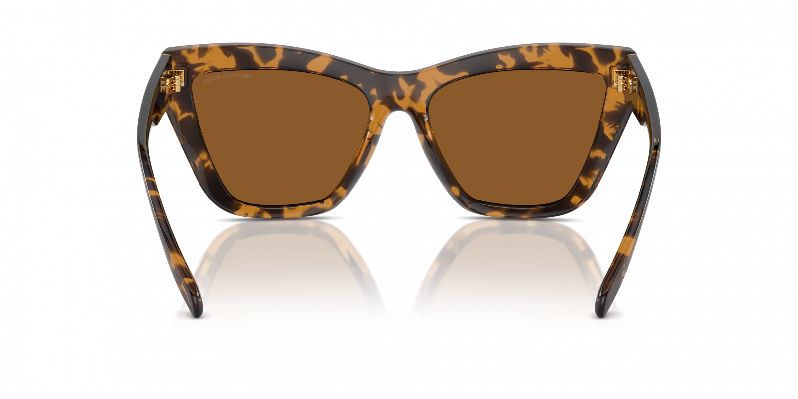 Michael Kors Women’s Cat-Eye Sunglasses in Gold with Brown Lenses Michael Kors MK1158D Sunglasses - main image 4