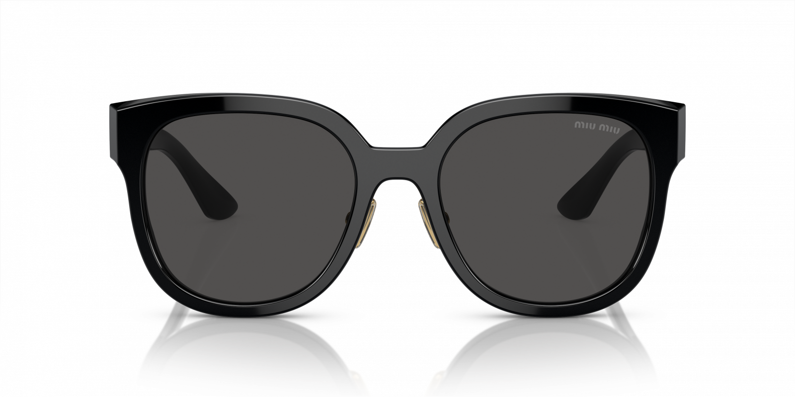 Miu Miu MU 01ZS 1AB5S0 Women's Sunglasses Black Sunglasses