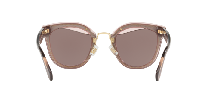 Miu Miu 65 mm sunglasses - MU 03TS MIU MIU WOMEN SUNGLASSES MU03TS CMT9L1 LILAC GLITTER / BROWN  main image 4