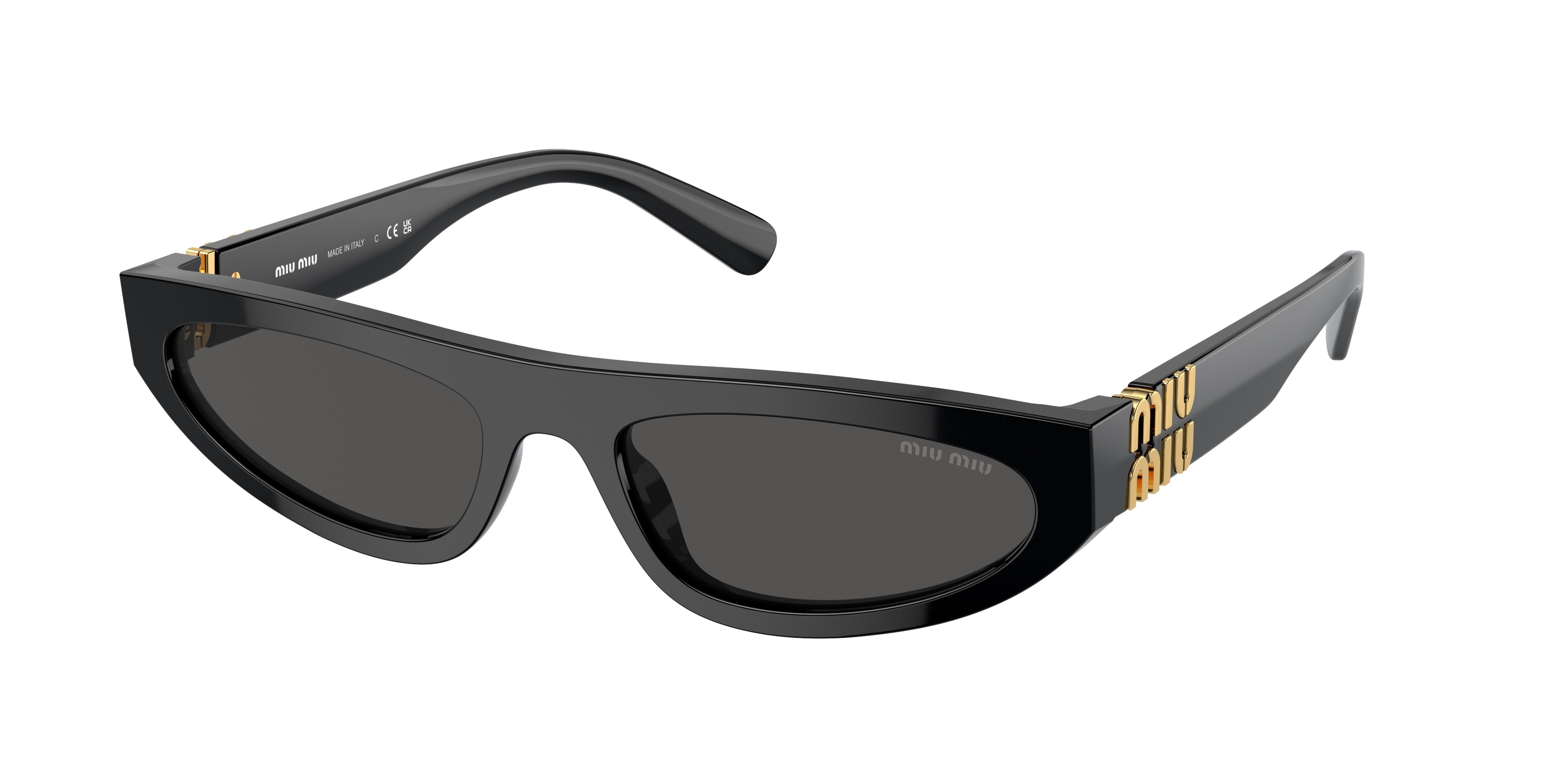Miu Miu MU 07ZS Black Sunglasses for Women Sunglasses - Amevista