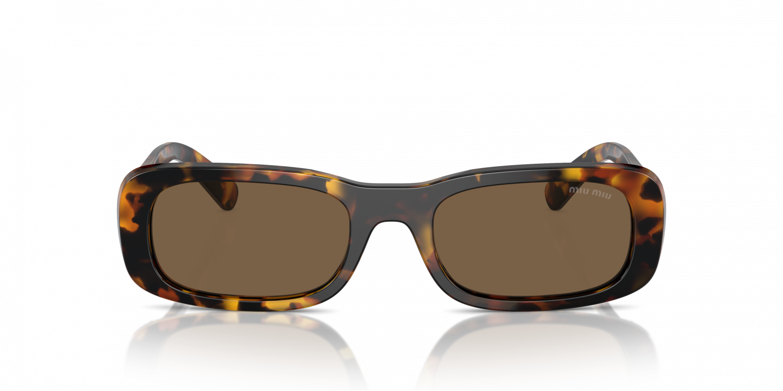 Miu Miu SMU 08ZS Tortoiseshell Sunglasses - Brown Lenses Miu Miu Mu 08zs Sunglasses in Tortoise | TikTok main image 3