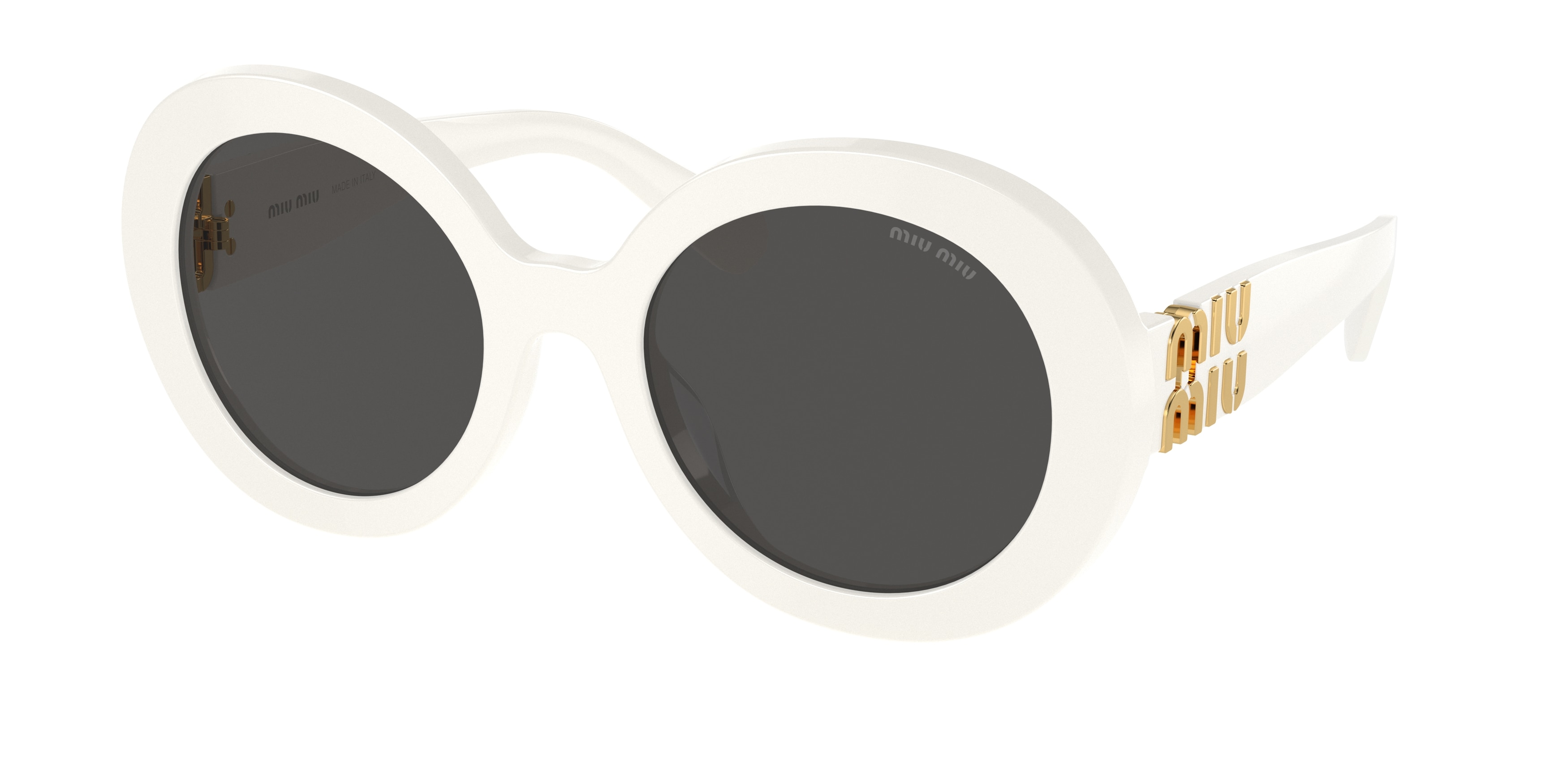 Miu Miu MU 08ZS Sunglasses 1425S0 White