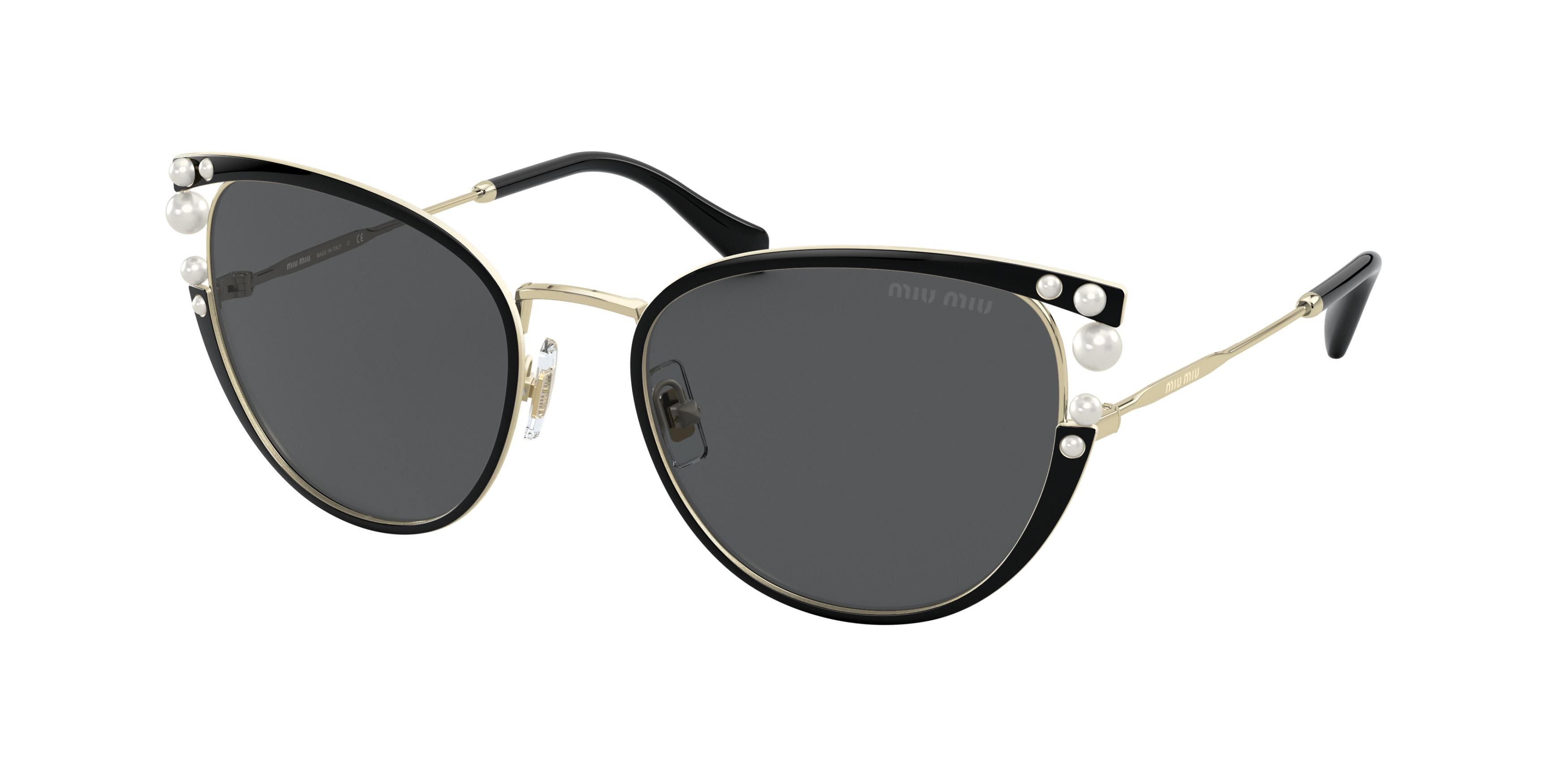 NWT Miu Miu 55mm Butterfly Core Collection Sunglasses Black Gray Miu Miu MU 03US 1AB5O0 Core Collection | Online Sale - Amevista main image 4