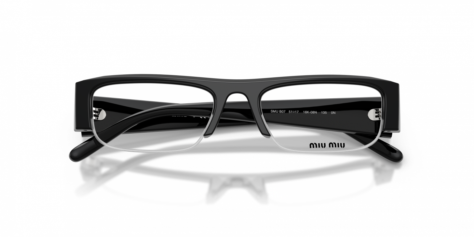 NEW MIU MIU MU B07S 16K08N EYEGLASSES BLACK WOMEN EYEWEAR MIU MIU SMU B07 16K08N Miu Miu MU B07S 16K08N | Online Sale - Amevista main image 4