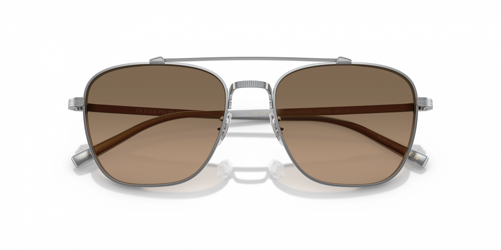 Oliver Peoples OV1349ST Avison Silver Sunglasses for Men - Amevista