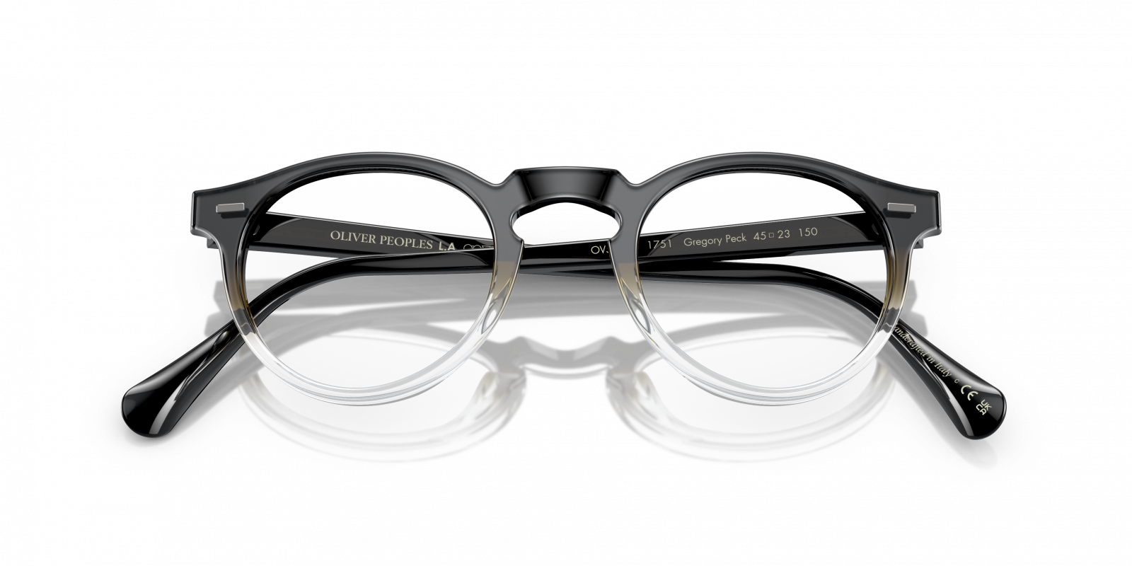 Oliver Peoples OV5186 1751 Gregory Peck Glasses - Amevista