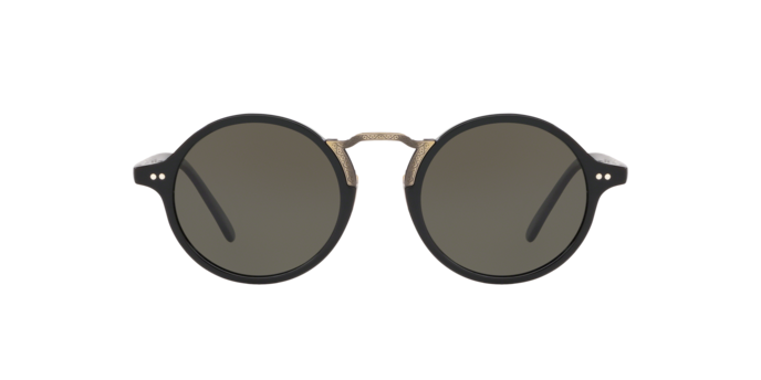 OLIVER PEOPLES | Kosa Deep Blue Polarized Glass Sunglasses Round OV5391S Oliver Peoples Kosa OV5391S 1670/R5 Sunglasses – GlassesNow main image 3