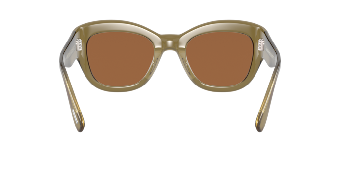 Oliver Peoples Sunglasses - Lalit Persimmon Style OV5430SU - Women\'s sunglasses Oliver Peoples Lalit with Navy Smoke frame and Grey lenses  main image 4