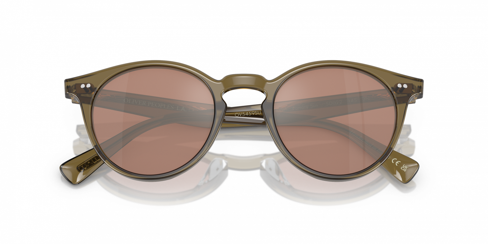 Oliver Peoples OV5459SU Romare Sun Sunglasses - Dusty Olive - Amevista