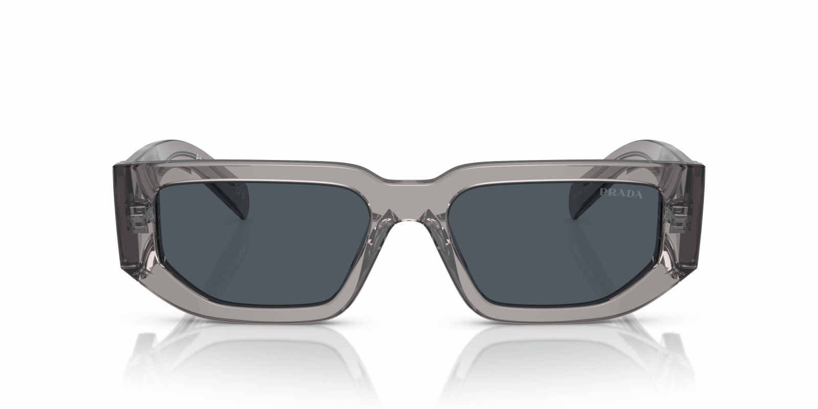 NEW PRADA SUNGLASSES PR09ZS 18S09T TRANSPARENT GRAY UNISEX PR 09ZS 18S09T, SPR 0 Prada PR 09ZS 18S09T Sunglasses - US main image 4