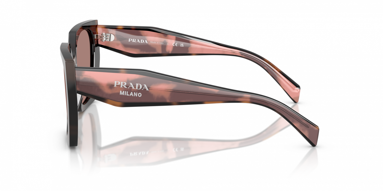 Prada PR 15WS Sunglasses PR 15WS Prada Sunglasses 24B40L Root / Black - eye-oo.com main image 2