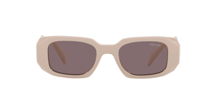 NEW POWDER EYEWEAR PRADA  PR17WS VYJ6X1 RECTANGULAR SUNGLASSES PRADA PRA 17W PRADA PR 17WS VYJ6X1 POWDER PURPLE BROWN LENS UNISEX  main image 2