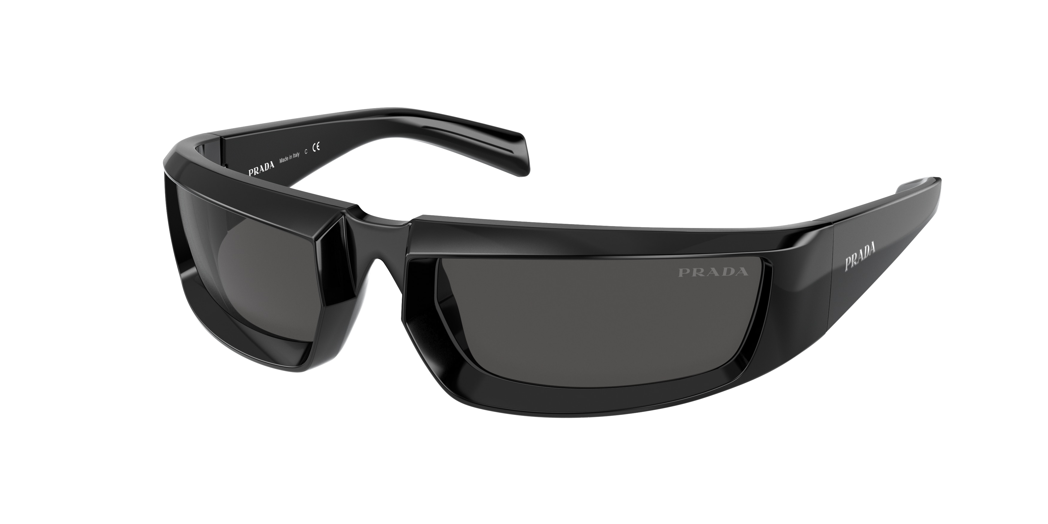 NEW PRADA PRA25S 1AB5S0 SUNGLASSES SPR A25 WOMEN OVAL BLACK PR A25S 1AB5S0 Prada NEW PRADA PRA25S 1AB5S0 SUNGLASSES SPR A25 WOMEN OVAL  main image 3