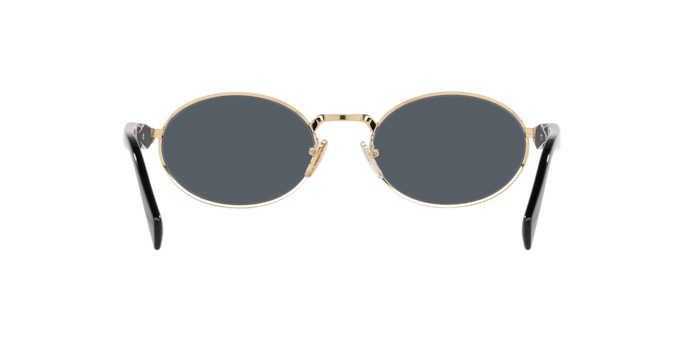 BRAND NEW PRADA PR65ZS ZVNO9T Pale
Gold Dark Grey Unisex Sunglasses PRADA PR 65ZS ZVN09T Gold Black Blue Grey Lenses Sunglasses  main image 2