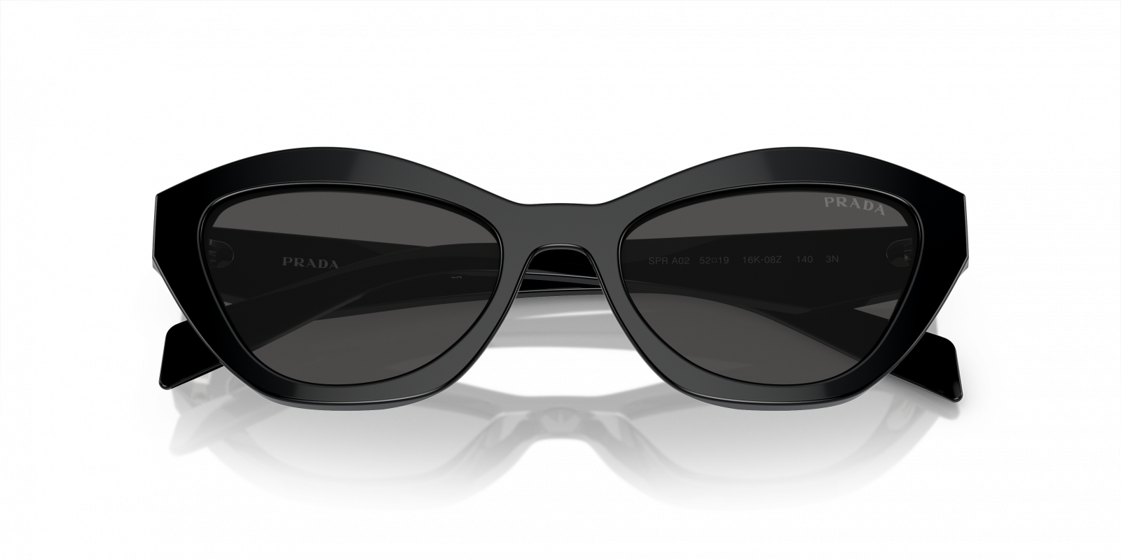 Prada Black AO2S Cateye Sunglasses Prada PR A02S 18O80B Sunglasses - US main image 4
