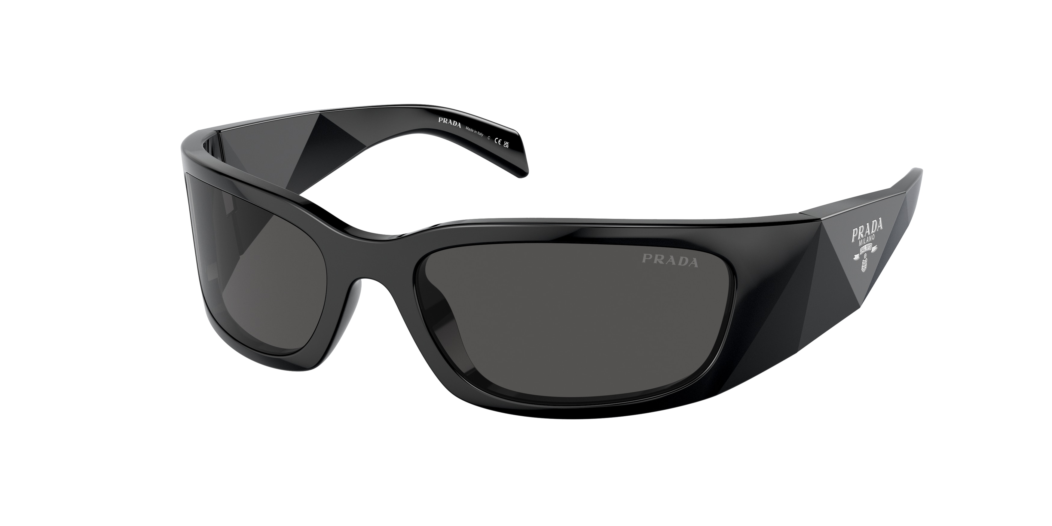 Prada Women’s Sunglasses | Black Frame | Grey Lenses | Like New Prada Sunglasses PR 17WS 1AB2B0 Black/Light Grey Mirror  main image 2