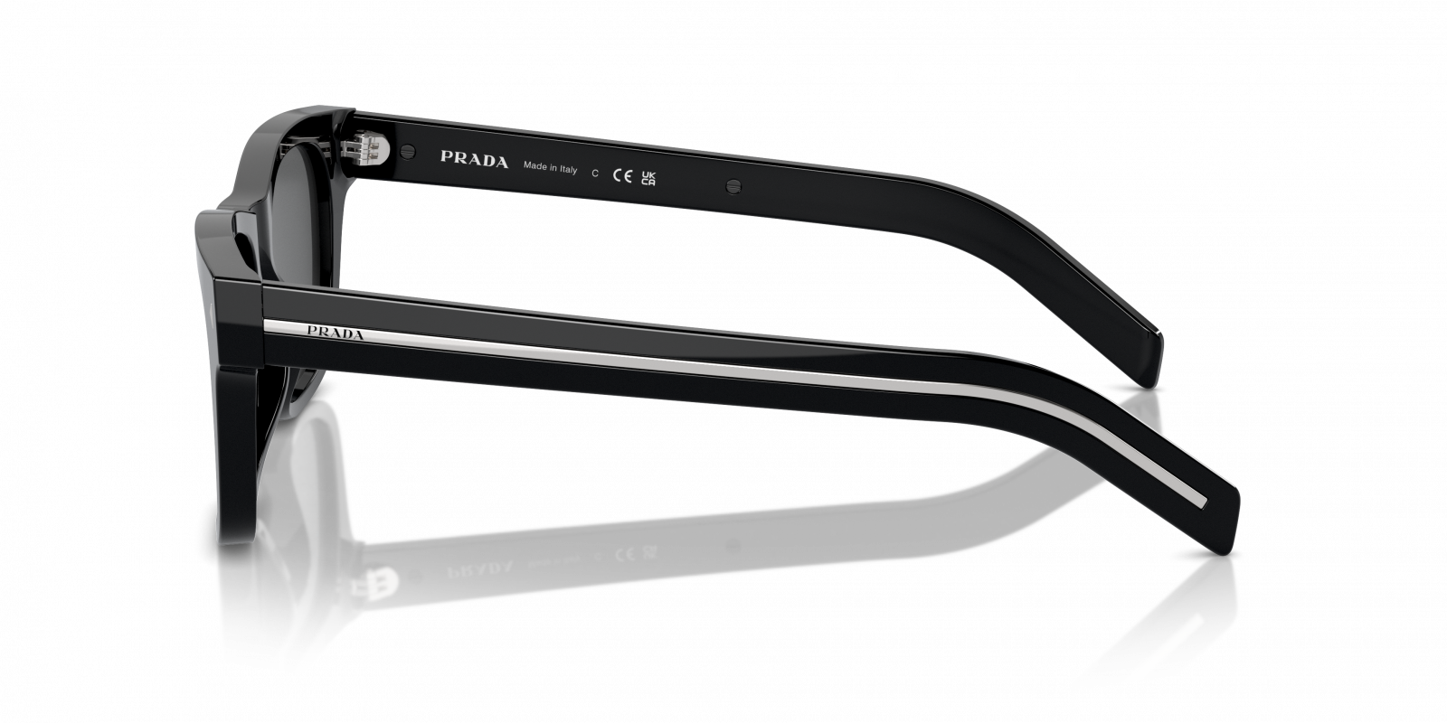 Prada Black PR A17S
Color: 16K-731 Black / Dark Grey Lens
Size: 54-19-150 PRADA PR A17S 16K731 Black Grey Men main image 2