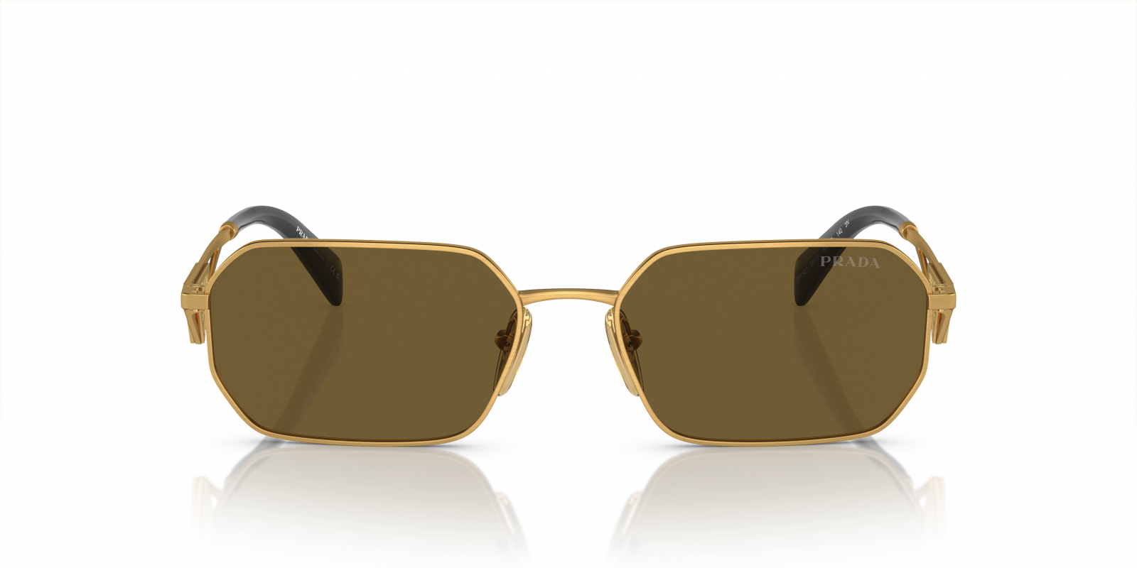 Prada PR A51S 15N01T Sunglasses for Women - Matte Gold 