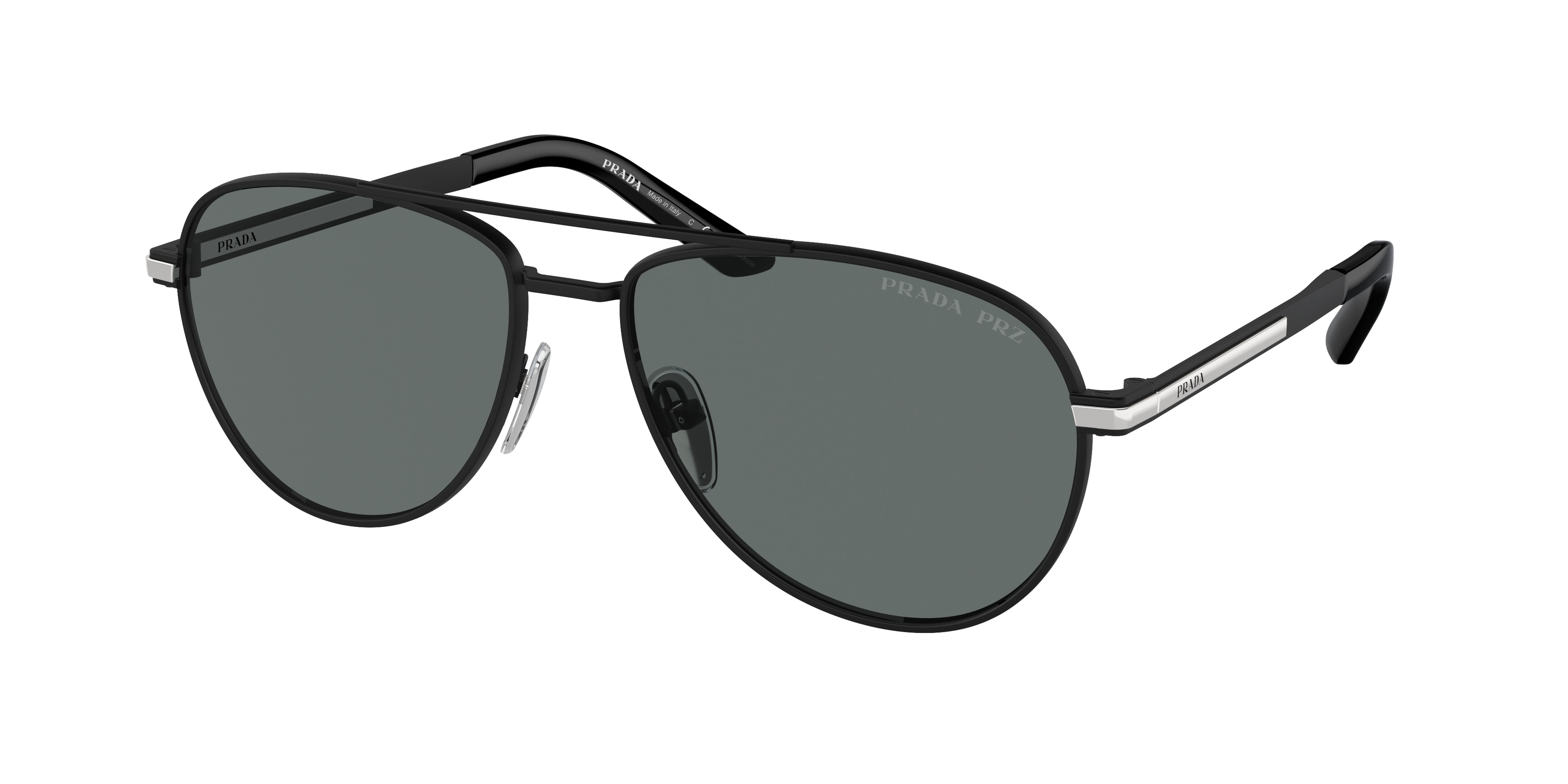 Prada Aviators Sunglasses PRADA Sport aviator sunglasses SPS 53P 62-14 1BO-7W1 135 3N  main image 2