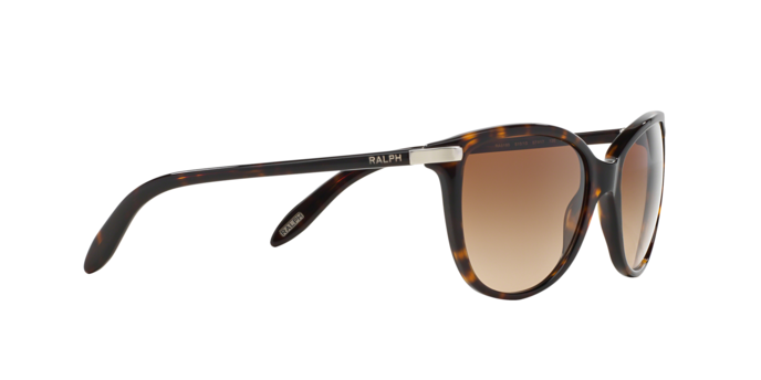 Ray-Ban Sunglass with Dark Violet Lenses in Polished Transparent Pink | NFM