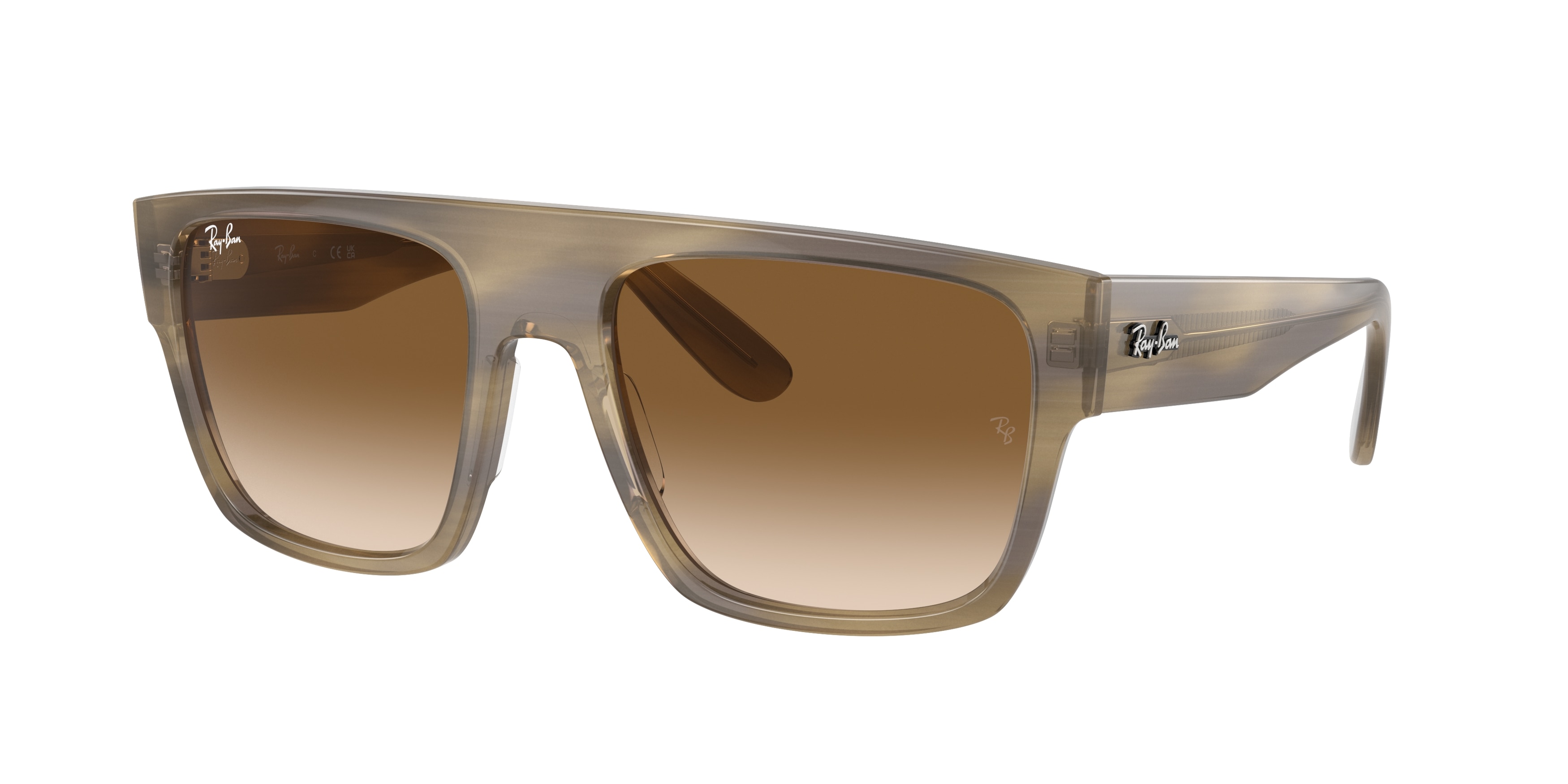 Ray-Ban RB0360S Drifter Sunglasses - Striped Green Frame  display picture 2