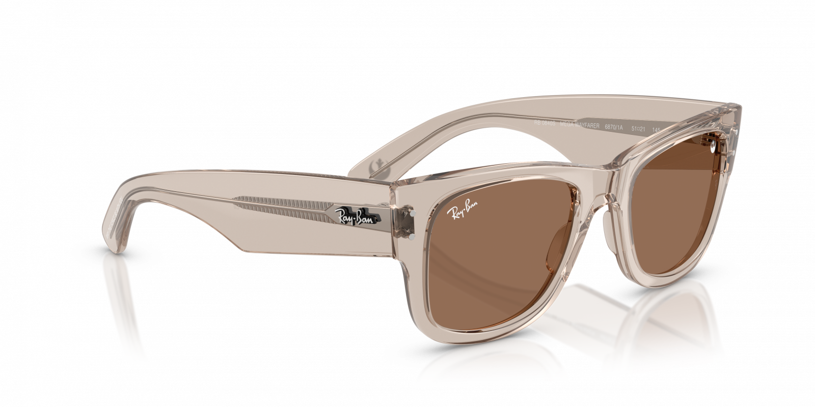Ray-Ban RB0840S 68701A Mega Wayfarer | Online Sale - Amevista
