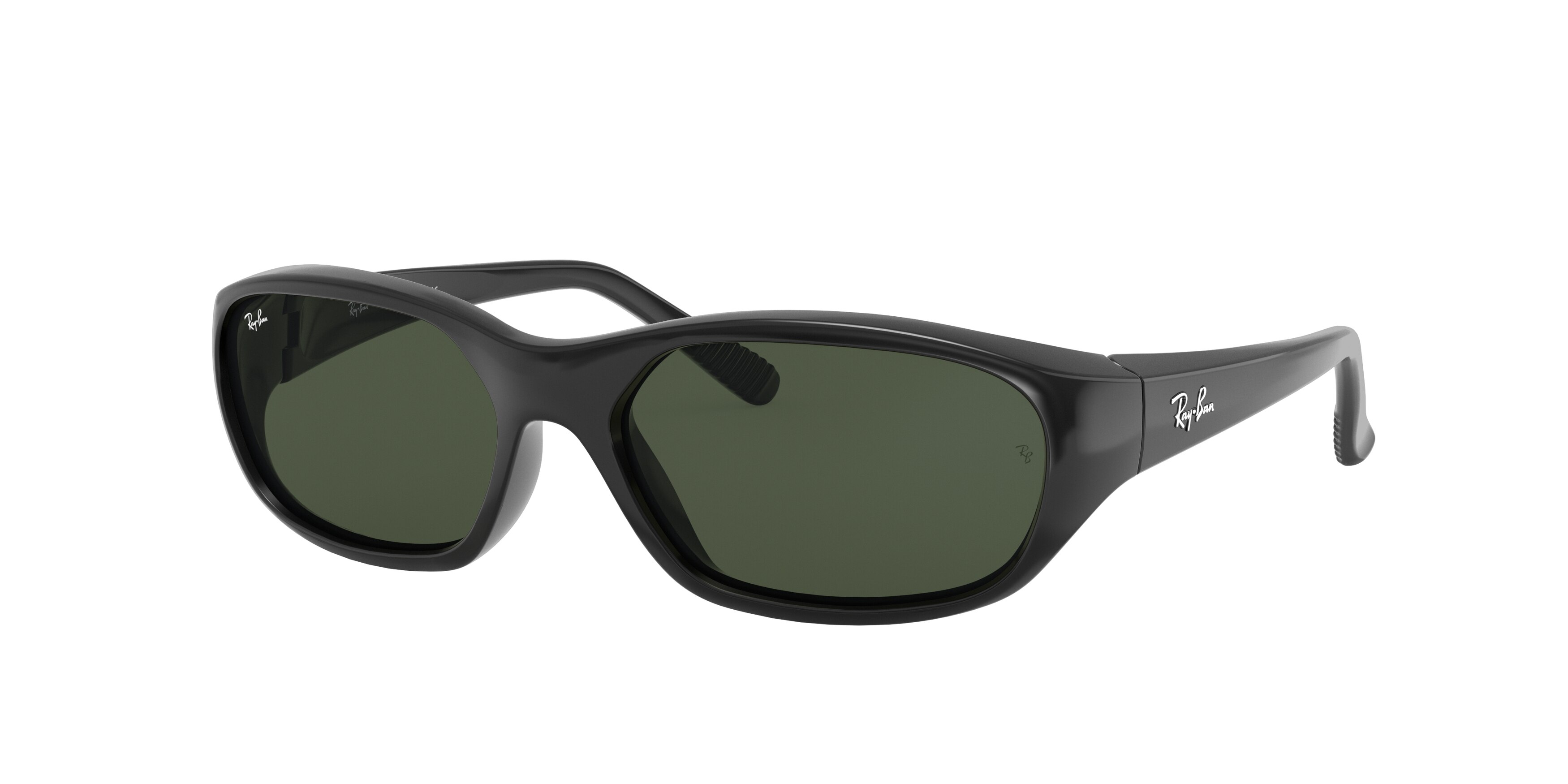 Ray-Ban RB2016 601 31 Daddy-O Sunglasses - Black Frame, Green 