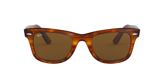 Ray-Ban RB2140 954 Wayfarer Sunglasses - Striped Havana  display picture 1
