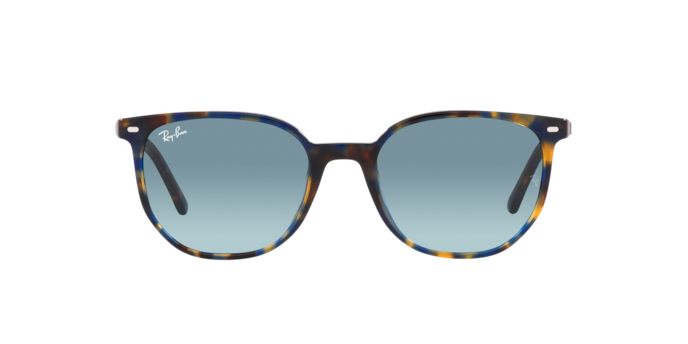 NEW RAY BAN women\'s elliot rb2197 13563m sunglasses in polished yellow & blue ha ELLIOT Sunglasses in Yellow & Blue Havana and Blue Gradient  main image 4